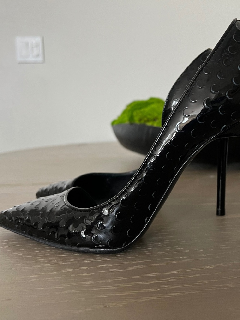 Saint Laurent Patent Pattern Leather Pump